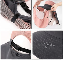 Cargar imagen en el visor de la galería, Sombrero de ala ancha para mujer Protección UV