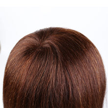 Cargar imagen en el visor de la galería, Cabeza de maniquí de 26 a 28 pulgadas con cabello 60 % real