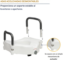 Cargar imagen en el visor de la galería, Elevador de asiento de toilet elevado