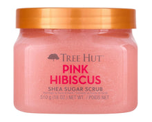 Cargar imagen en el visor de la galería, Tree Hut - Exfoliante de azúcar y karité, Pink Hibiscus, 18 onzas, exfoliante ultrahidratante A19