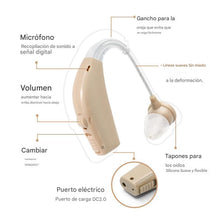 Cargar imagen en el visor de la galería, Audífonos para personas mayores recargables con cancelación de ruido