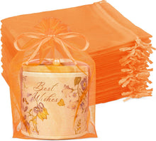 Cargar imagen en el visor de la galería, Crweety 100 bolsas de organza blanca de 6 x 9 pulgadas