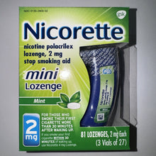 Cargar imagen en el visor de la galería, Pastillas de nicotina para dejar de fumar, 81 unidades