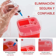 Cargar imagen en el visor de la galería, 1x Contenedor de 1/4 de galón de eliminación de jeringas