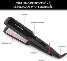 Cargar imagen en el visor de la galería, Plancha plana Remington con placas de cerámica