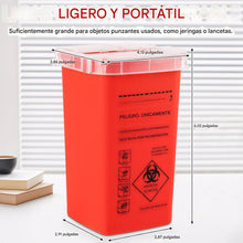 Cargar imagen en el visor de la galería, 1x Contenedor de 1/4 de galón de eliminación de jeringas