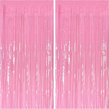 Cargar imagen en el visor de la galería, K.E.J. Paquete de 2 cortinas de tiras metálicas/oropel