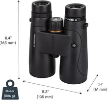 Cargar imagen en el visor de la galería, Celestron - Binoculares Nature DX 10x50 - Ideal para observación de aves y exteriores - Lentes objetivo de 1.969 in - Campo de visión de 5.8° - Prismas BaK-4