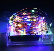 Cargar imagen en el visor de la galería, Guirnalda de Luces LED Decorativas para Navidad 16 pies con baterias
