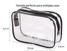 Cargar imagen en el visor de la galería, Bolsas de maquillaje transparentes grandes