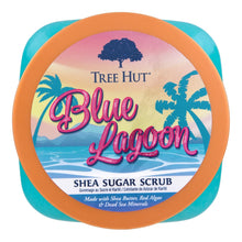 Cargar imagen en el visor de la galería, Tree Hut - Exfoliante de azúcar y karité, Blue Lagoon, 18 onzas, exfoliante ultrahidratante para un cuidado corporal nutritivo y esencial A19