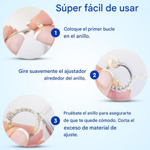Cargar imagen en el visor de la galería, Ajustador de tamaño de anillo para anillos sueltos, paquete de 12