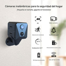 Cargar imagen en el visor de la galería, Cámara espía, WiFi, cámara inalámbrica, impresionante 100 días de uso continuo