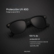 Cargar imagen en el visor de la galería, KALIYADI - Lentes de sol polarizados para conducir, media montura, con bloqueo de rayos ultravioleta, para hombre y mujer