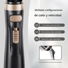 Cargar imagen en el visor de la galería, Kit de cepillo de giro de aire caliente para estilizar y controlar el encrespamiento, 3 en 1