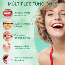 Cargar imagen en el visor de la galería, Enjuague bucal de aceite de coco + menta con raspador de lengua sin alcohol