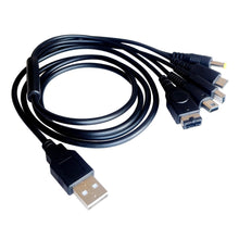 Cargar imagen en el visor de la galería, Cable cargador USB 5 en 1 compatible con Nintendo DS