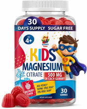 Cargar imagen en el visor de la galería, Gomitas de magnesio para niños y adultos sin azúcar 500 mg⚡