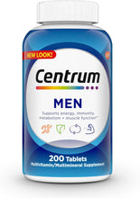 Cargar imagen en el visor de la galería, Centrum Multivitamina para hombres adultos