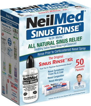 Cargar imagen en el visor de la galería, Sinus Rinse de NeilMed, 50 sobres previamente mezclados, 100, 1, a24