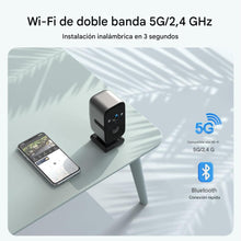Cargar imagen en el visor de la galería, Cámaras de seguridad inalámbricas WiFi 5G, 2K Pan giratorio 180°