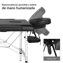 Cargar imagen en el visor de la galería, Mesa de masaje portátil de 84 pulgadas ajustable para salón