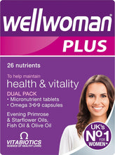 Cargar imagen en el visor de la galería, Vitabiotics Wellwoman Plus Tabletas 56 Cápsulas