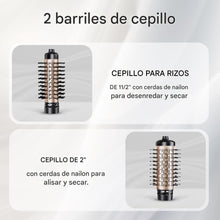 Cargar imagen en el visor de la galería, Kit de cepillo de giro de aire caliente para estilizar y controlar el encrespamiento, 3 en 1