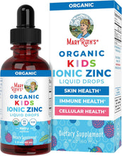 Cargar imagen en el visor de la galería, Suplemento de zinc líquido iónico para niños 2 oz