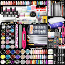 Cargar imagen en el visor de la galería, Kit de uñas acrílicas con todo para principiantes