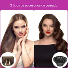 Cargar imagen en el visor de la galería, Secador de pelo profesional iónico de 1800 vatios con boquillas difusoras