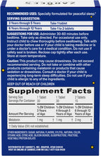 Cargar imagen en el visor de la galería, Zarbee's Naturals para dormir para niños con melatonina, 30 tabletas