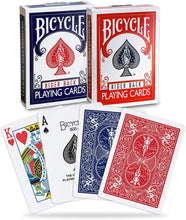 Cargar imagen en el visor de la galería, 2x Paquetes de barajas de juego Bicycle Rider Back - Naipes de índice estándar y mas!