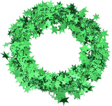 Cargar imagen en el visor de la galería, Guirnalda de alambre de 24.6 ft, guirnalda de oropel de estrella pequeña