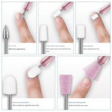 Cargar imagen en el visor de la galería, Juego de 22 brocas de cerámica para uñas