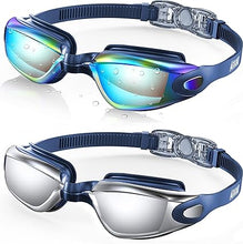 Cargar imagen en el visor de la galería, Aegend - Gafas de natación, paquete de 2 gafas de natación sin filtraciones