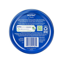 Cargar imagen en el visor de la galería, NIVEA Crema hidratante para el cuidado del cuerpo, la cara y las manos - 13.5 oz.