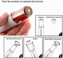 Cargar imagen en el visor de la galería, Afeitadora facial eléctrica sin dolor para mujer, recargable⚡
