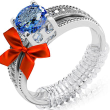 Cargar imagen en el visor de la galería, Ajustador de tamaño de anillo para anillos sueltos, paquete de 12