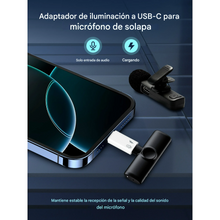 Cargar imagen en el visor de la galería, Adaptador de micrófono USB C a Lightning (paquete de 2)