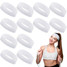 Cargar imagen en el visor de la galería, Hotop Paquete de 12 diademas deportivas para mujer