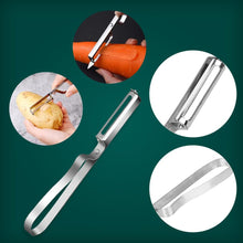 Cargar imagen en el visor de la galería, 5 piezas de raspador de pescado de acero inoxidable con diente de sierra a24