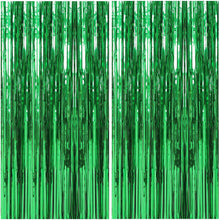 Cargar imagen en el visor de la galería, K.E.J. Paquete de 2 cortinas de tiras metálicas/oropel