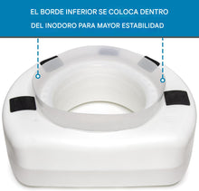 Cargar imagen en el visor de la galería, Elevado para asiento de inodoro