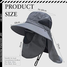 Cargar imagen en el visor de la galería, Paquete de 3 gorras de pesca al aire libre para hombres y mujeres