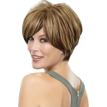 Cargar imagen en el visor de la galería, Pelucas marrones cortas