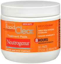 Cargar imagen en el visor de la galería, Almohadillas faciales Neutrogena para el acné