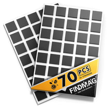 Cargar imagen en el visor de la galería, 70 imanes con parte trasera adhesiva