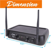 Cargar imagen en el visor de la galería, Sistema de micrófonos inalámbrico, 2 micrófonos de mano, frecuencia fija
