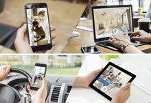 Cargar imagen en el visor de la galería, Bombilla Cámara 360° 1080P Wi-Fi inalámbrica